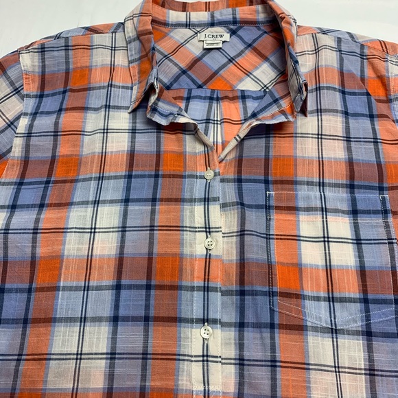 🛑SOLD🛑J CREW Women’s XL Gingham Shirt Plaid - Picture 4 of 6